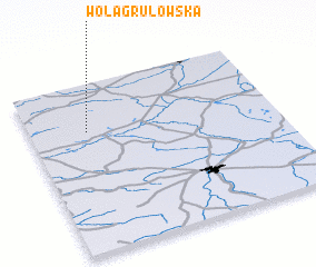 3d view of Wola Grułowska