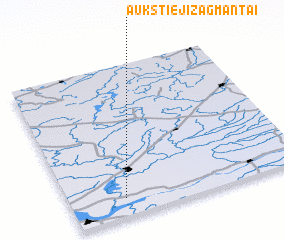 3d view of Aukštieji Žagmantai