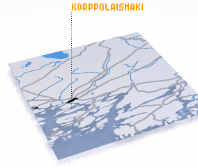 3d view of Korppolaismäki