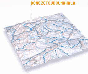 3d view of (( Domozetov Dol Mahala ))