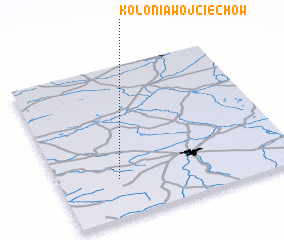 3d view of Kolonia Wojciechów