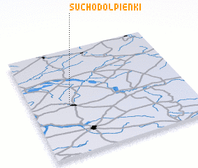 3d view of Suchodół Pieńki