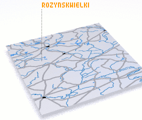 3d view of Różyńsk Wielki