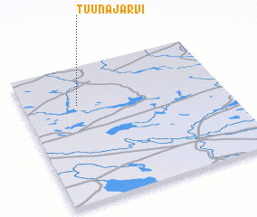 3d view of Tuunajärvi