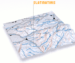 3d view of Slatina-Timiş