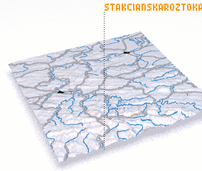 3d view of Stakčianska Roztoka