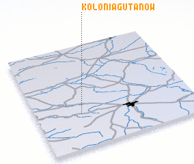 3d view of Kolonia Gutanów