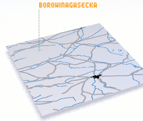 3d view of Borowina Gąsecka