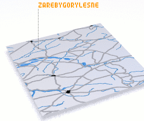 3d view of Zaręby Góry Leśne