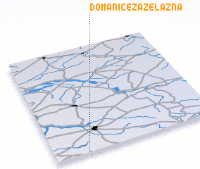 3d view of Domanice Zażelazna