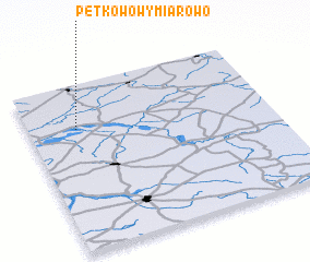 3d view of Pętkowo Wymiarowo