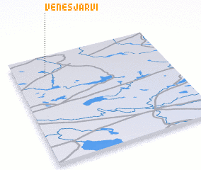 3d view of Venesjärvi