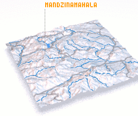 3d view of Mandžina Mahala