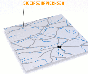 3d view of Sięciaszka Pierwsza