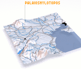 3d view of Palaiós Mylótopos