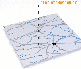 3d view of Kolonia Tomaszowice