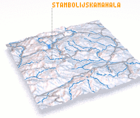 3d view of Stambolijska Mahala