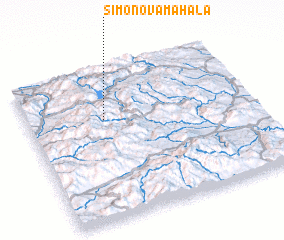 3d view of Simonova Mahala