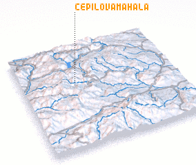 3d view of Čepilova Mahala