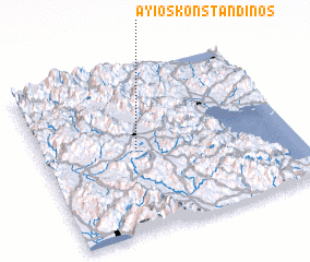 3d view of Áyios Konstandínos