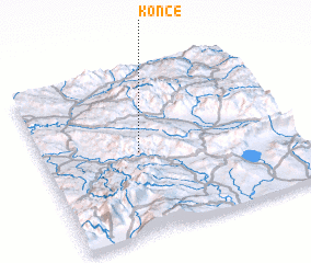 3d view of Konče