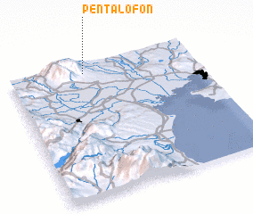 3d view of Pentálofon