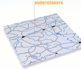 3d view of Divnoye-Novoye