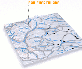 3d view of Băile Herculane