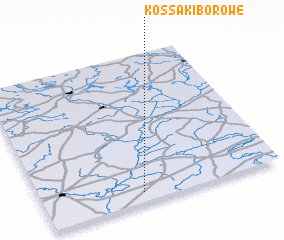 3d view of Kossaki Borowe