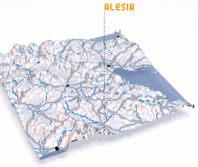 3d view of Alesía