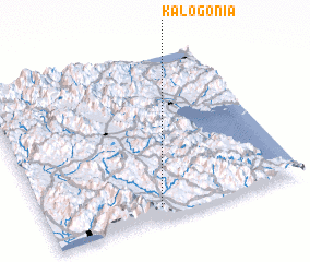 3d view of Kalogoniá