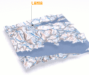 3d view of Lamía