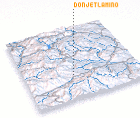 3d view of Donje Tlamino