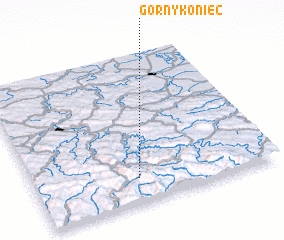 3d view of Górny Koniec