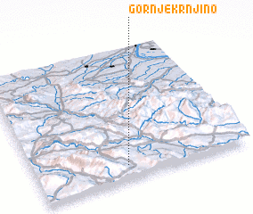 3d view of Gornje Krnjino