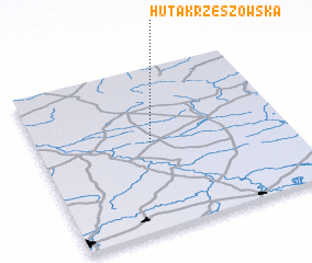 3d view of Huta Krzeszowska