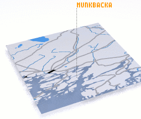 3d view of Munkbacka