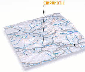 3d view of Cîmpu Moţii