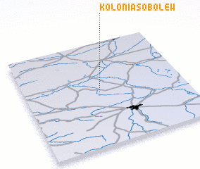 3d view of Kolonia Sobolew