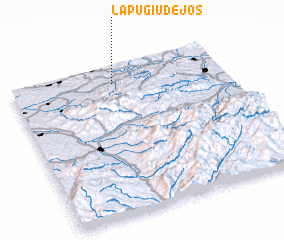 3d view of Lăpugiu de Jos