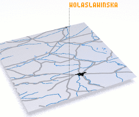 3d view of Wola Sławińska