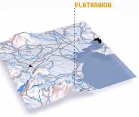 3d view of Platanákia