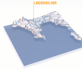 3d view of Lagokoílion