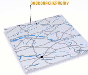 3d view of Dąbrowa Cherubiny