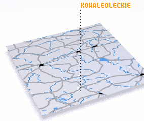 3d view of Kowale Oleckie