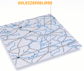 3d view of Kulesze Podlipne