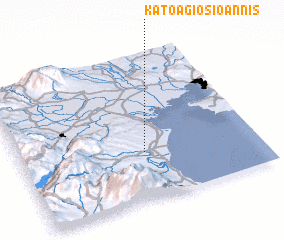 3d view of Káto Ágios Ioánnis