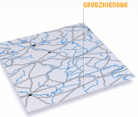 3d view of Grodzkie Nowe