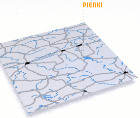 3d view of Pieńki