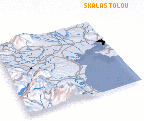 3d view of Skála Stólou